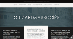 Desktop Screenshot of guizard-associes.com