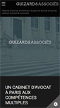 Mobile Screenshot of guizard-associes.com